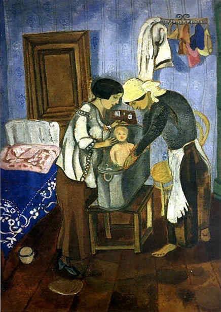 Der Babys Zeitgenosse Marc Chagall Ölgemälde